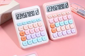 Calculadora colores teclas mecanicas 813 (1)